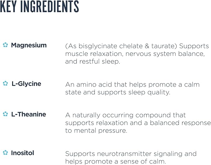 Revive MD Sleep Support Supplement for Adults, Honey Lemon - Sleep Supplements with Magnesium (Glycinate), Inositol, Glycine & L-Theanine - Promotes Relaxation & Sleep Health