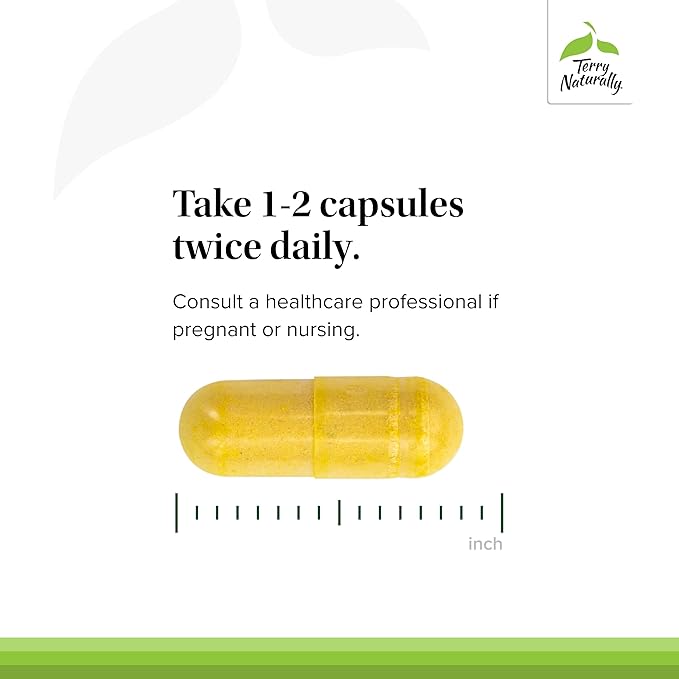 Terry Naturally Arthocin - Boswellia Serrata Capsules with Devil's Claw & Curcumin - Supplement to Support Joint & Spine Health - Herbal Supplement Aids Comfort & Absorption - 60 Capsules