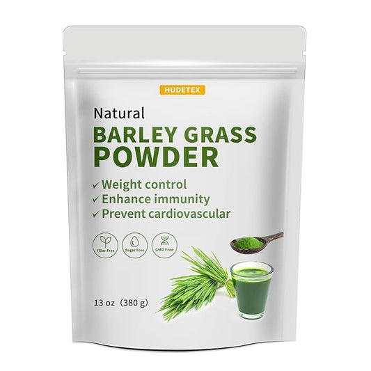 Barley Grass Juice Powder 13 oz - 100% Pure Wheatgrass Powder, Supports Cardiovascular, Liver and Digestive Function, Vegan, No Maltodextrin & Sugar.