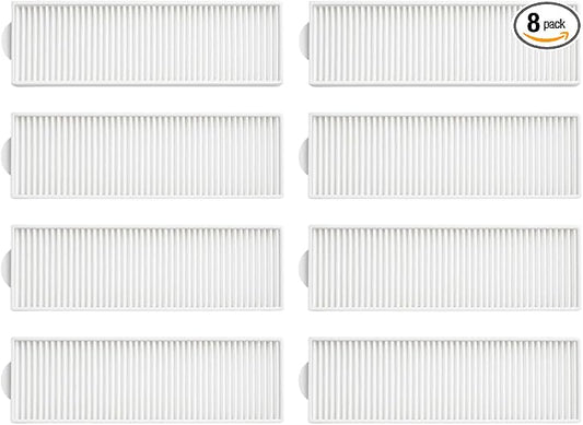 Nispira Replacement Style 8 and 14 HEPA Filter Compatible with Bissell Upright Vacuum Part #3091, 2036608, 2037715. Fits 3750/6595 Bissell Lift-Off series. 8 Packs