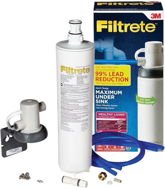 Filtrete Maximum Under Sink Water Filtration System 3US-MAX-S01