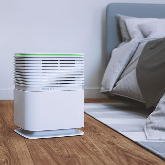 AP730 AeroStyle Compact Air Purifier in White with Voice & App Control, Triple Filtration for Spaces up to 800ft²: Pre-Filter, H13 Filter with 99.97% Filtration Efficiency & Activated Carbon Filter