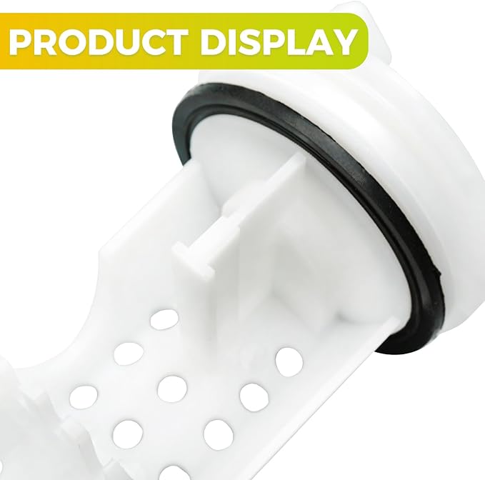 WH11X34741 Washer Drain Pump Filter for GE & Hotpoint Washer Replaces WH23X10029, WH23X10027, AP7205454, 4977949, PS16874133, EAP16874133