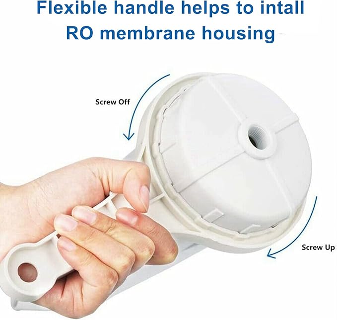 600 GPD RO Membrane with Reverse Osmosis Membrane Housing Set, Reverse Osmosis Filter Replacement Kit, RO Membrane Housing Set for DIY RO Water System & Maple Syrup Reverse Osmosis System