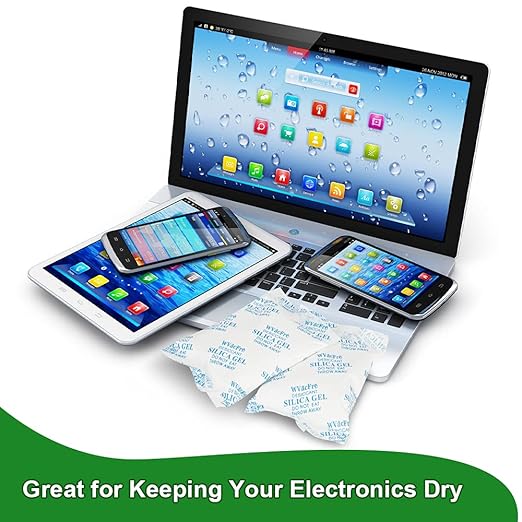 30 Gram(30Packs) Food Grade Moisture Absorber Silica Gel Desiccant Packets for Storage,Desiccant Beads Silica Gel Packs for Moisture Control