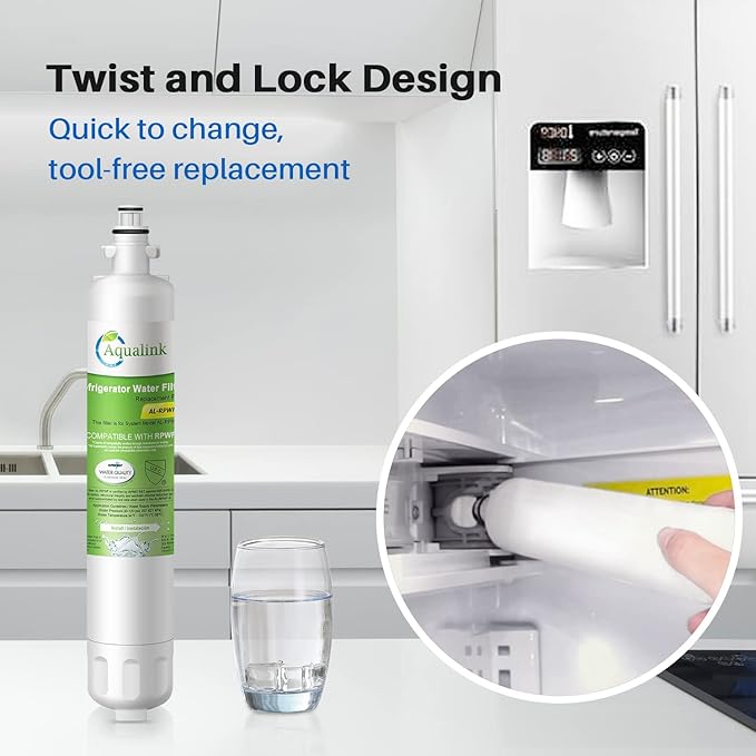 RWF3600A Replacement for GE RPWF, WSG-4, DWF-36, R-3600, MPF15350, OPFG3-RF300, BCF77, Refrigerator Water Filter, 4PACK
