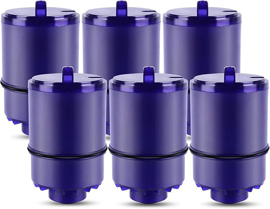 ICEPURE Faucet Water Filter Replacement for Pur® Plus RF9999® FM-2500V, FM-3700, RF3375, PFM400H PFM450S PFM150W PFM350V PUR-0A1 FM2500V FM-3700 for All PUR Faucet Filtration Systems, 6PACK