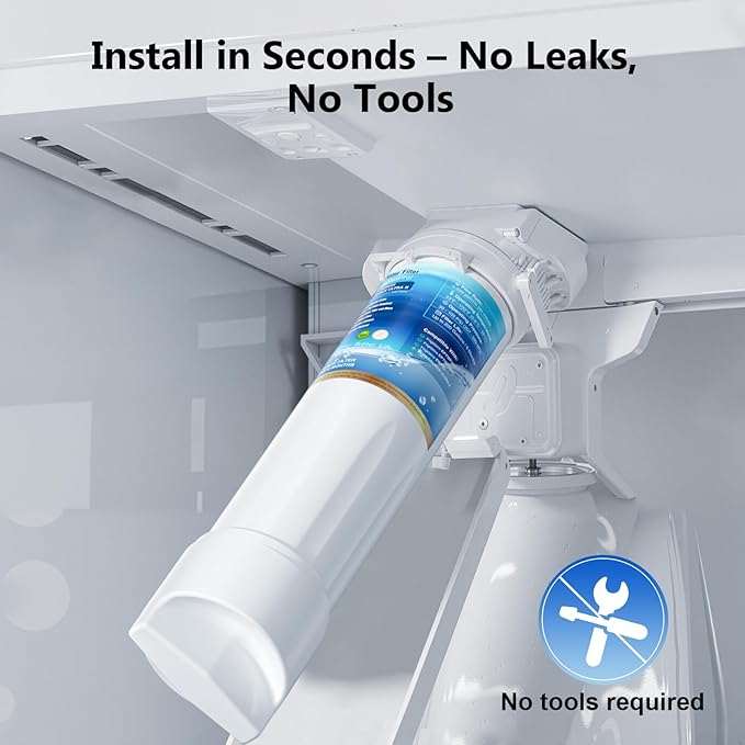 Water Filter Replacement, Compatible with EPTWFU01 and Pure Source Ultra II, EWF02, EPTWFU01C, 4562222, 012505454226, 807946701 – Advanced Filtration Technology, Long Life Span 1 Pack