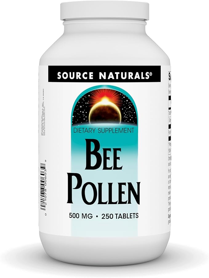 Source Naturals Bee Pollen 500 mg Dietary Supplement - 250 Tablets
