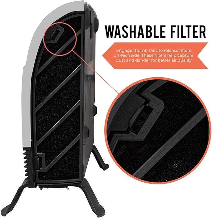 Heat Storm Phoenix Infrared Space Heater with Attachable Feet, Remote Control, Energy Efficient-750-1500 Watts, White Floor or Wall - HS-1500-PHX