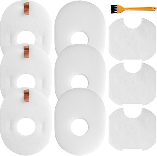 3 Post + 3 Foam & Felt Filters Kit Replacement for Shark Rocket HV292, HV300, HV300W, HV301, HV302, HV303, HV305, HV308, HV310, UV450 Replaces Part