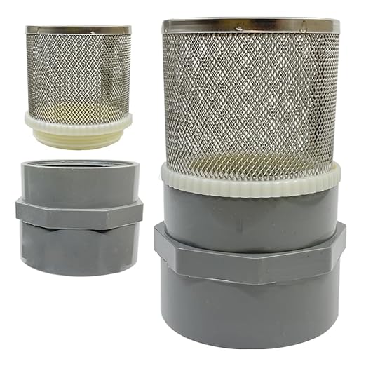 3 inch stainless steel filter DN80/3" Grey PVC Suction Strainers used to remove debris and reduce solid entry （1pcs）