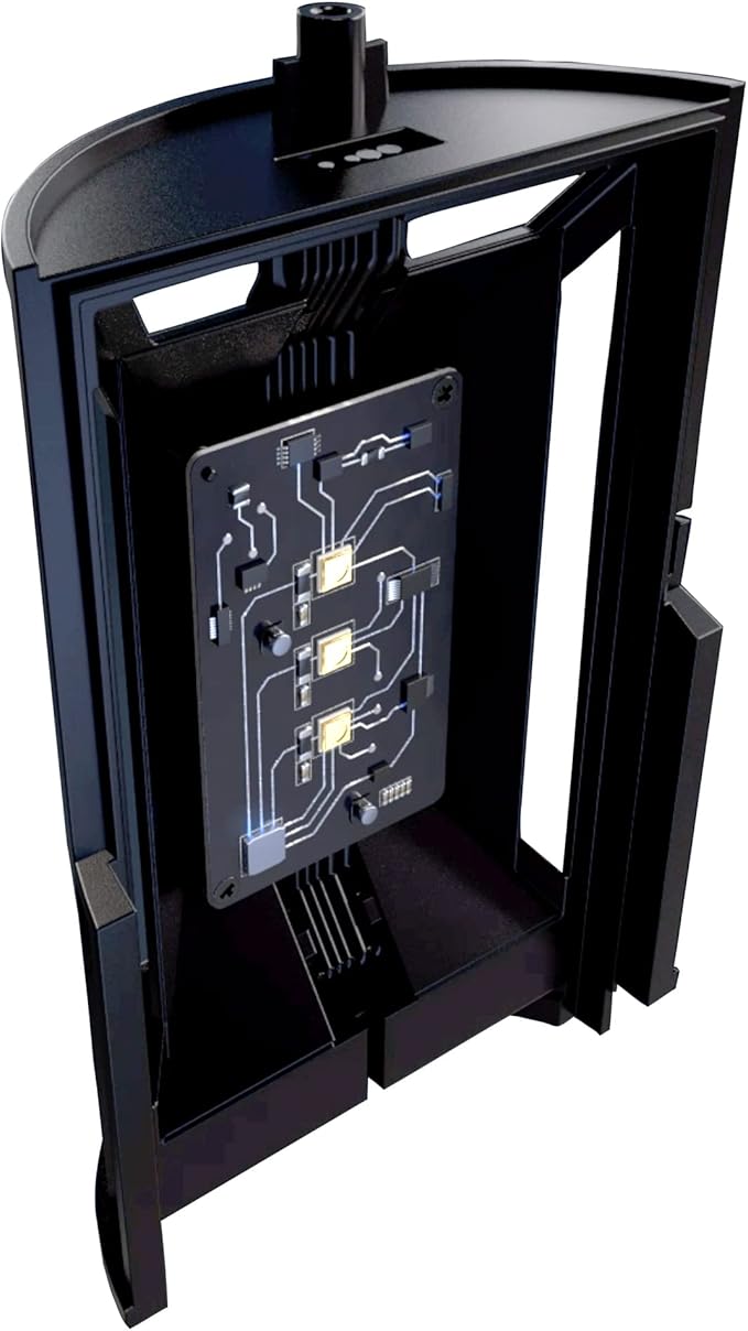 Philips GoPure GP5611 Small Portable HEPA Air Purifier with LED UVC Purification, for Car, Truck, RV/Camper, Reducing Allergens, Bad Smells, Smoke, Pet Odors, Bacteria, Viruses,Black