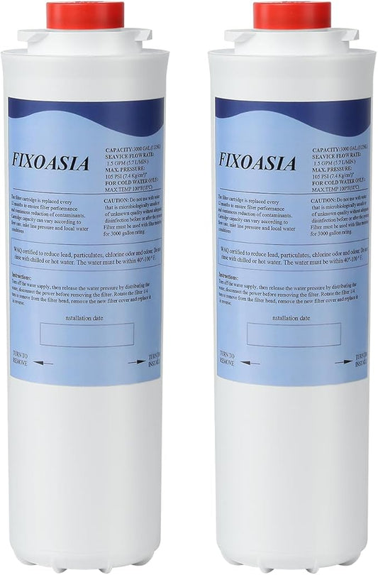 2 Pack Compatible with Elkay 5130OC Series EWF3000 WaterSentry System Filter Replacement,Compatible with Ezh20 Bottle Filling Station,Compatible with ERF750,51299C,Height 11.61",3000 Gallon,No Chip