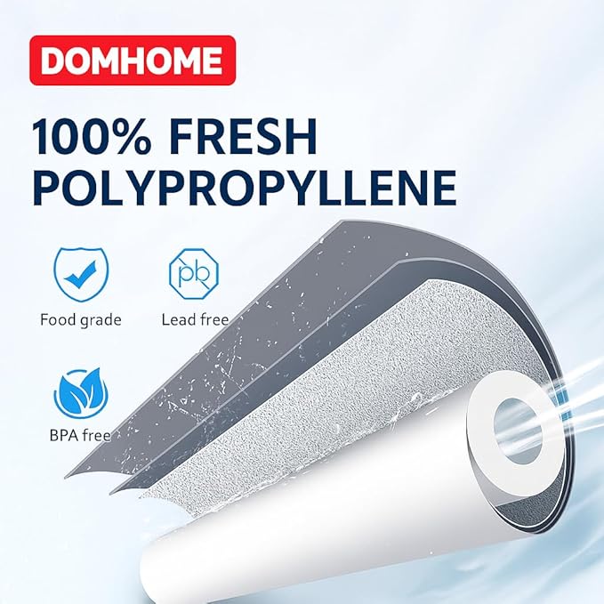 5 micron water filter 10 x 2.5 whole house water filter cartridge – PS 1005 S Spun Polypropylene Sediment Filter Replacement–High-Flow Pre-Filter for RO & Under Sink Water Filter(Pack of 4)