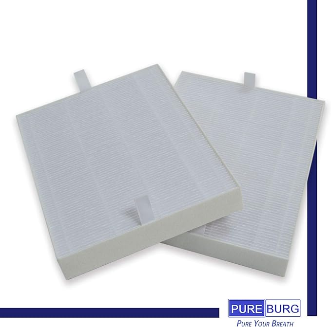 PUREBURG AP-1216L Replacement True HEPA Filter Set Compatible with Coway AP-1216L Tower Mighty Air Purifier,H13 Activated Carbon Pre-Filters
