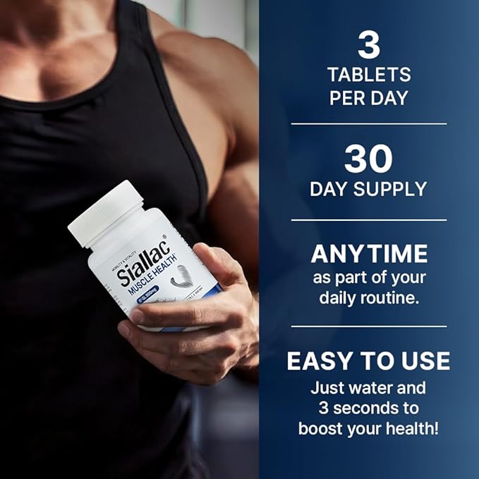 Muscle Health - Made in USA - Enhance Muscle Mass & Strength, Fast Workout Recovery, Reduce Fatigue & Boost Exercise Performance, 6-Sialyllactose (6-SL), 900mg, 90 Tablets