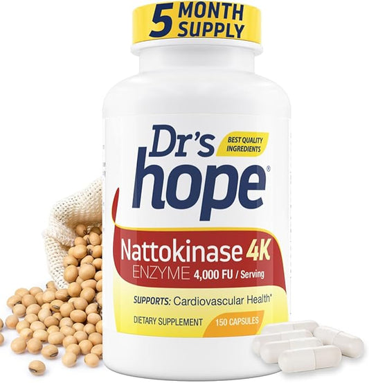 Nattokinase 4000 FU - 150 Vegan Capsules