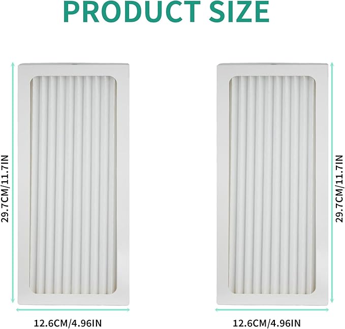 990051000 Replacement True HEPA Filter Compatible with Hamilton Beach TrueAir 04383 04384 04385 04386 Compact Pet Air Purifiers,H13 True HEPA filter. 2-Pack.