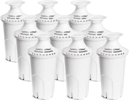 Water Filter Replacement Compatible with Brita Water Pitchers and Dispensers, by DESENRUIS for Classic 35557, OB03, Mavea 107007, Reduce Chlorine and Bad Taste, BPA free, Pack of 9