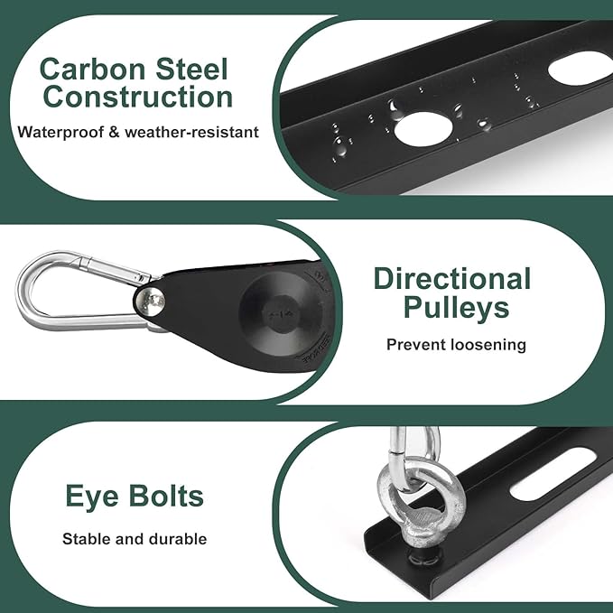 Hanging Kit for Dehumidifiers in Crawl Spaces & Basements | Heavy-Duty Metal Dehumidifier Protection Frame | Anti-Vibration Dehumidifier Hanging Support Accessories to Reduce Noise – Load 300 lbs.