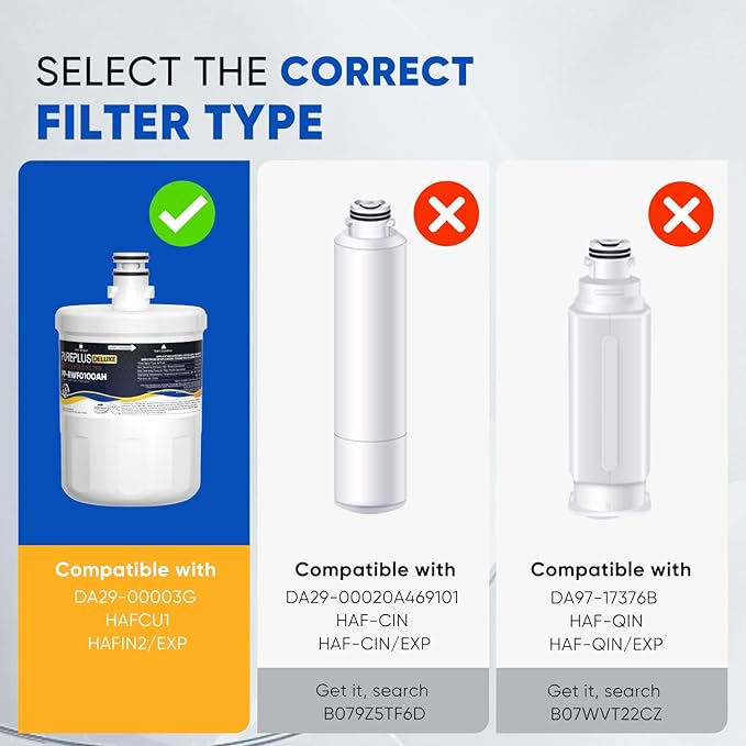 PUREPLUS NSF/ANSI 401, 53, 42 & NSF P473 Certified Replacement for LG LT500P, ADQ72910901, GEN11042FR-08, Kenmore 9890, 469890, HDX FML-1, ADQ72910907 Refrigerator Water Filter, 3Pack