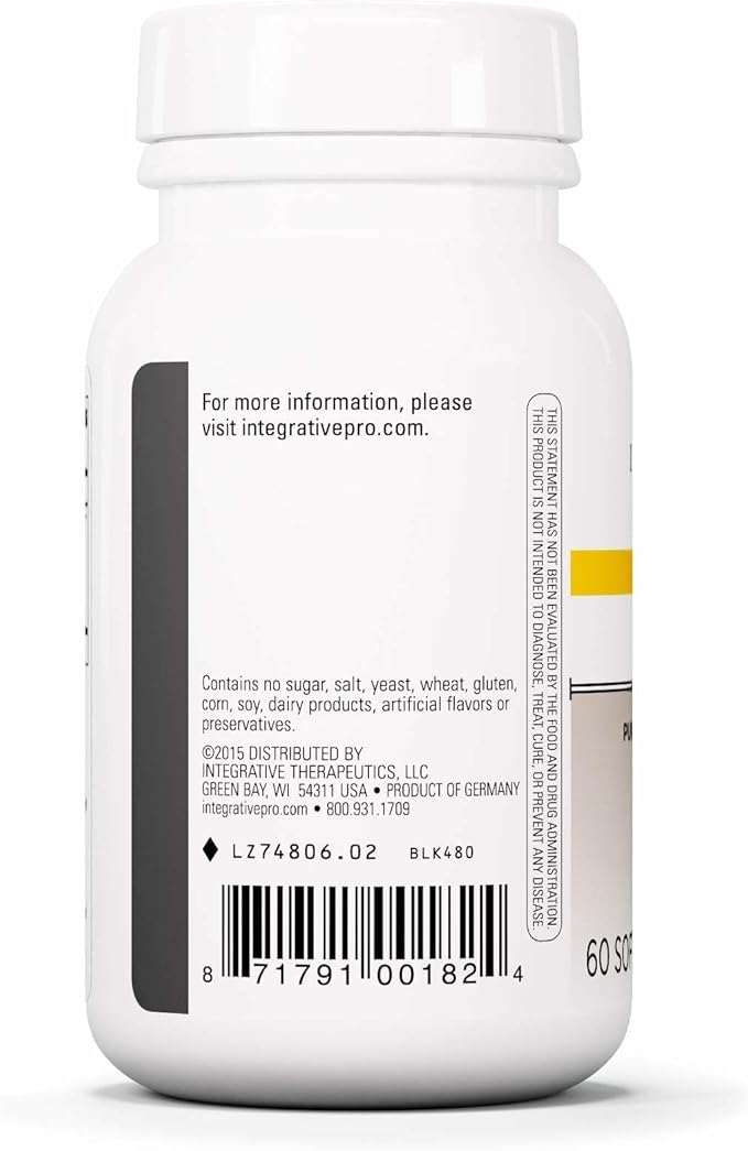 Integrative Therapeutics Petadolex - Brain Supplement for Healthy Blood Vessel Relaxation* - with Butterbur Extract - Gluten-Free & Dairy-Free - 60 Softgels (60 Servings)