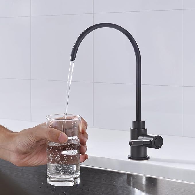 Drinking Faucet, Oil Rubbed Bronze Reverse Osmosis Faucet Single Handle RO Brass Water Filter Faucet Kitchen Bar