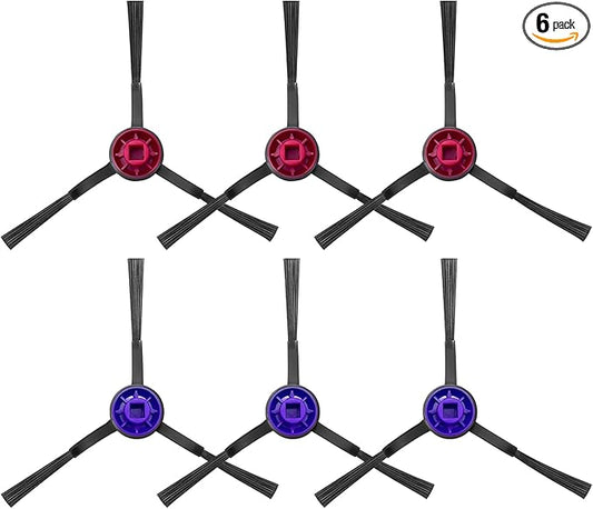 Side Brush Replacement Kits for Eureka E10S E20 Plus Robot Vacuum Cleaner Parts-6 Pack