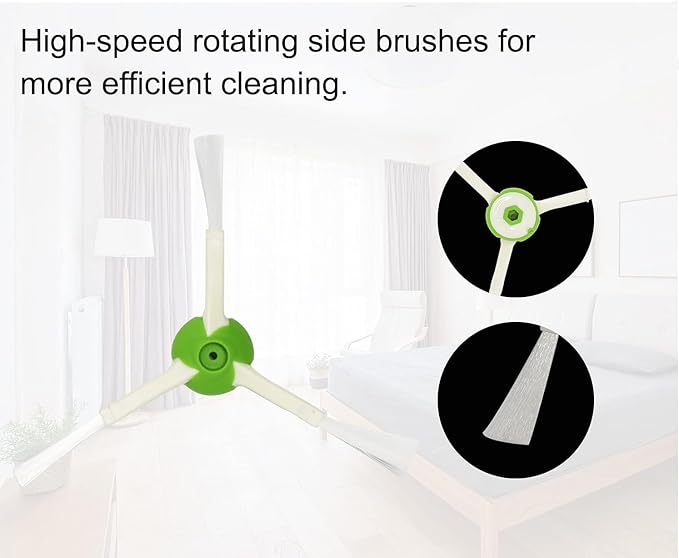 ANBOO 20 Pack Replacement Parts for iRobot Roomba E5 i3 i7 j7 i4 i7+ i3+ i4+ i6 i6+ i8 i8+ j7+/Plus E6 E7, E & I & j Series Vacuum Cleaner Accessories,2 Rubber Brushes 8 HEPA Filters 8 Side Brushes