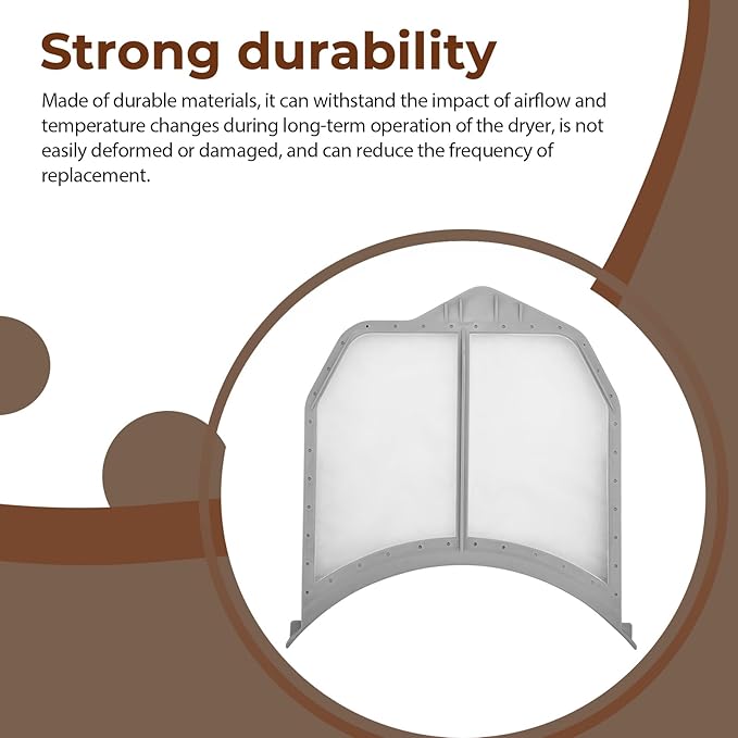 W11758174 Dryer Lint Filter Replace P5313133 Compatible with Whirlpool YIED5900HW Series Maytag MED5630HW2 Dryer