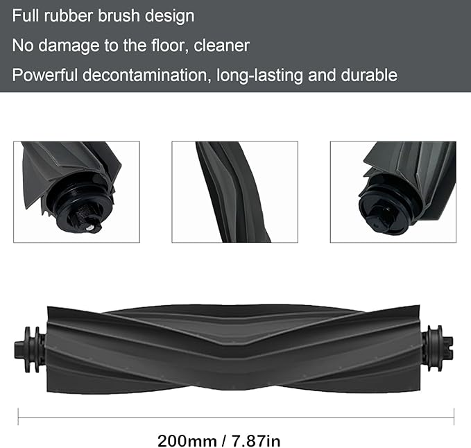 21 Pcs Replacement Parts Compatible for Dreame L10 Ultra / L10s Ultra Robot Vacuum Accessories Kit, 1 Main Brush, 4 HEPA Filters, 6 Dust Bags, 4 Mop Pads, 6 Side Brushes