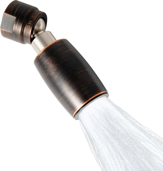 High Sierra Showerheads® - CLASSIC™ Solid Metal 1.25 GPM Award Winning, Ultra Low Flow Shower Head, Patented Nozzle Never Clogs - Oil Rubbed Bronze Finish