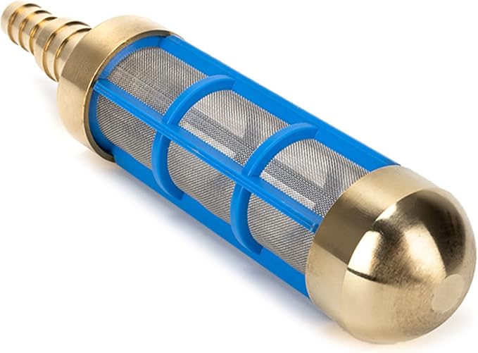 3/4" 1/2Inch Metal Heavy Duty Hose Water Suction Strainer Pickup Filter Fit For Pressure Washers For Sucking Water Water Pump Strainer Heavy Duty Suction Filter Water Pump Cleaning Filter