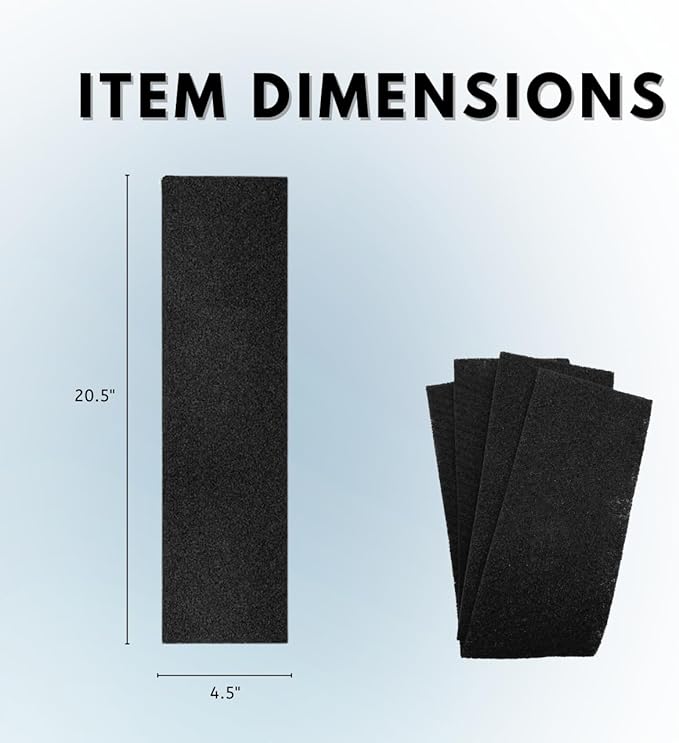 Nispira Carbon Pre Filter For Honeywell HRF-B1, HRF-H1 Air Purifiers | HPA050, HPA150, HPA060, HPA160, HHT055, HHT155, HHT080, HHT090, HHT100, HHT145, HPA245 | 2 Packs