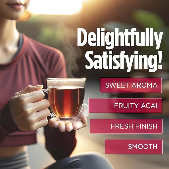 VitaCup Slim Instant Tea Packets For Diet Support, Oolong tea w/B Vitamins, Garcinia, Inulin & Acai, On-the-go Instant Sticks, 72 Ct