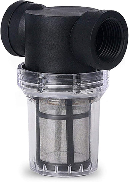 1Pcs Garden Pond 1 inch Inline Mesh Strainer Water Pump Filter Irrigation High Flow Pipeline Filter Garden Interface Strainer(Size:80 mesh)