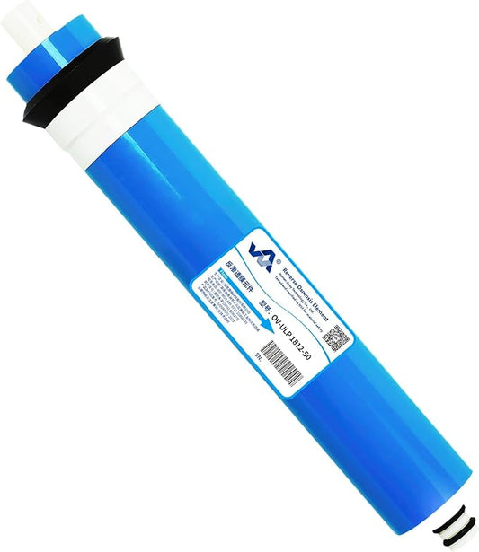 50 GPD RO Membrane Filter Replacement, Reverse Osmosis Membrane Element 11.75" x 1.75" Water Filter Replacement for Undersink Home Drinking RO Water Filtration System