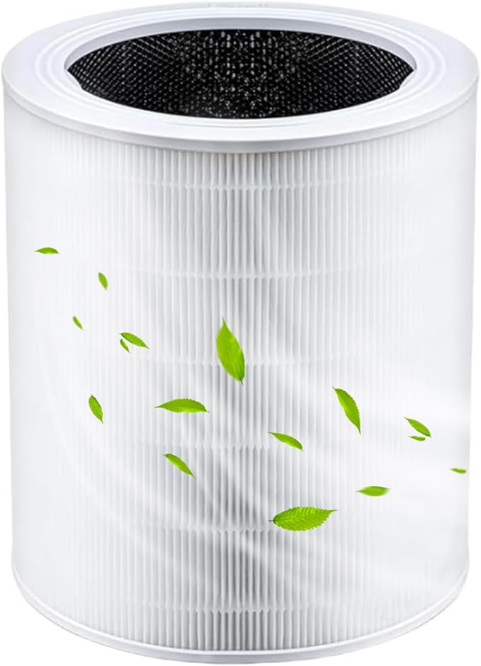 Core 600S Replacement Filter for LEVOIT Core 600S/600S-P/600S-RF Air Purifiers, 3-in-1 H13 True HEPA & Activated Carbon Filter, Large Room Home Use (White)