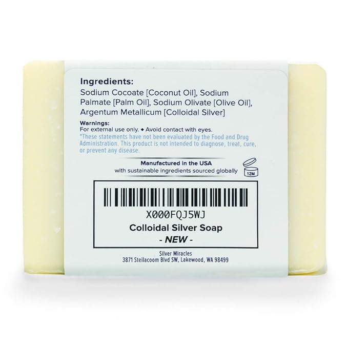 Silver Miracles - Colloidal Silver Soap - 3 pack