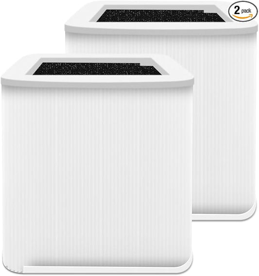 2 Pack 211+ Replacement Filter Compatible with 211 Air Puri-Fier， Activated Carbon 211 Filter