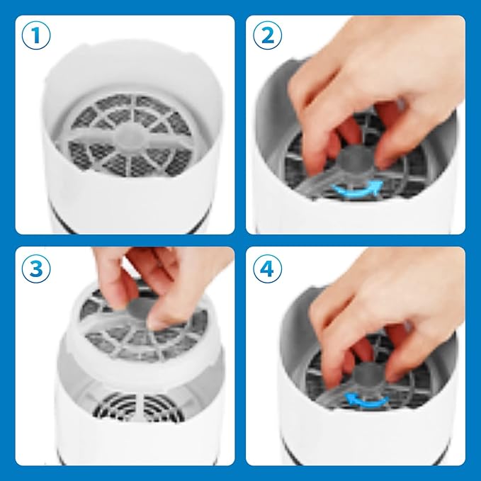 KEEPOW HEPA Filter Replacement Compatible with Frida Baby Air Purifier 3 in 1, RIGOGLIOSO Air Purifier GL2103, JINPUS GL-2103, LTLKY 900S, 2 Pack