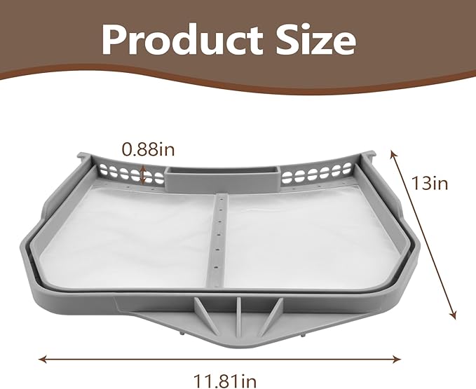 W11758174 Dryer Lint Filter Replace P5313133 Compatible with Whirlpool YIED5900HW Series Maytag MED5630HW2 Dryer