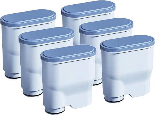 Coffee Machine Water Filter Compatible with Philips Saeco AquaClean CA6903, Water Filter For Fully Automatic Coffee Machines Dedicated Anti-Lime Scale Water (pack of 6)