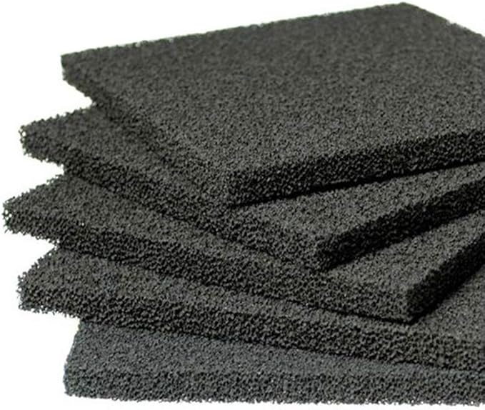 Solder Extractor Filter Activated Carbon Filter Replacement - FEITA Smoke Fume Absorber Filter for Hakko/Xytronic/Aoyue Smoke Absorber 5 1/8" x 5 1/8" x 3/8” - 5Pcs/Pack