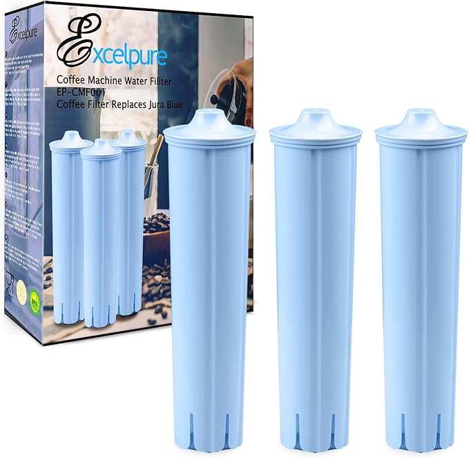 Coffee Machine Water Filter Replacement,Compatible With Jura Blue 67007, 71311, 71312,Jura Espresso Impressa F8, F7（3 Pack）