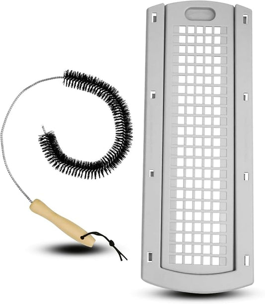 WE22X35337 Washer Dryer Lint Screen Cover Grid Guide Assembly Fit for GE Washer Dryer Replace WE01X20427 WE18M51, Dryer Lint Screen Filter Slide Assembly