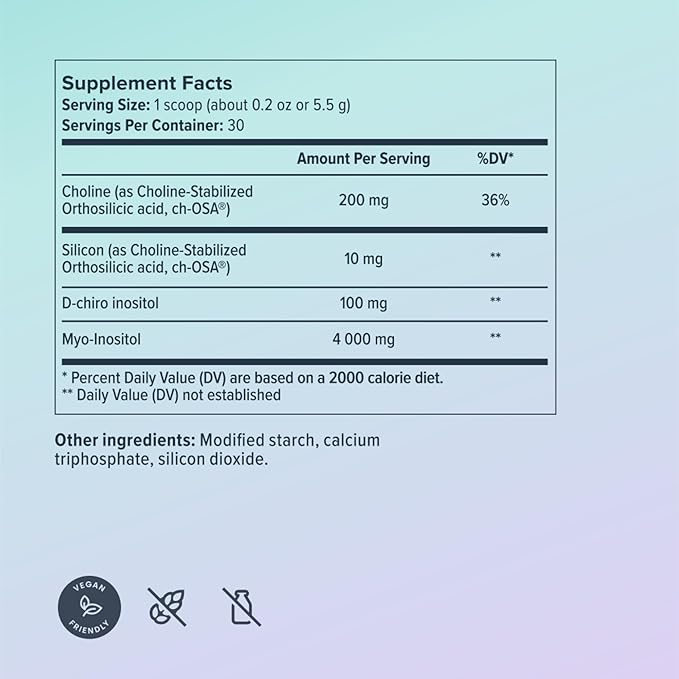 Biosil HerHarmony Beauty Blend - 5.9 oz - Beauty, Hormone & Menstrual Cycle Support - with Patented ch-OSA & 40:1 Myo-Inositol to D-Chiro-Inositol 4g Dose - 30-Day Supply