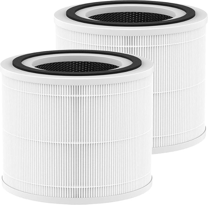240 Replacement Filter Compatible with 240 Air Purifier, 3-in-1 HEPA Replacement with Activated Carbon Filter for 99.97% Air Pollutants, Odor and Smoke, Filter Replacement for 240 Air Purifier, 2 Pack