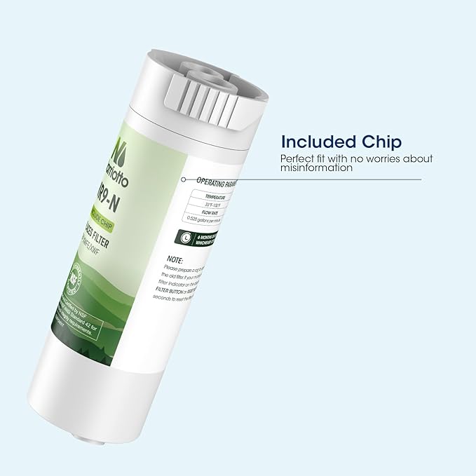 MARRIOTTO Water Filter Compatible with XWFE (Built-in CHIP), Replacement for GE XWFE, XWF Refrigerator Water Filter Pack of 1